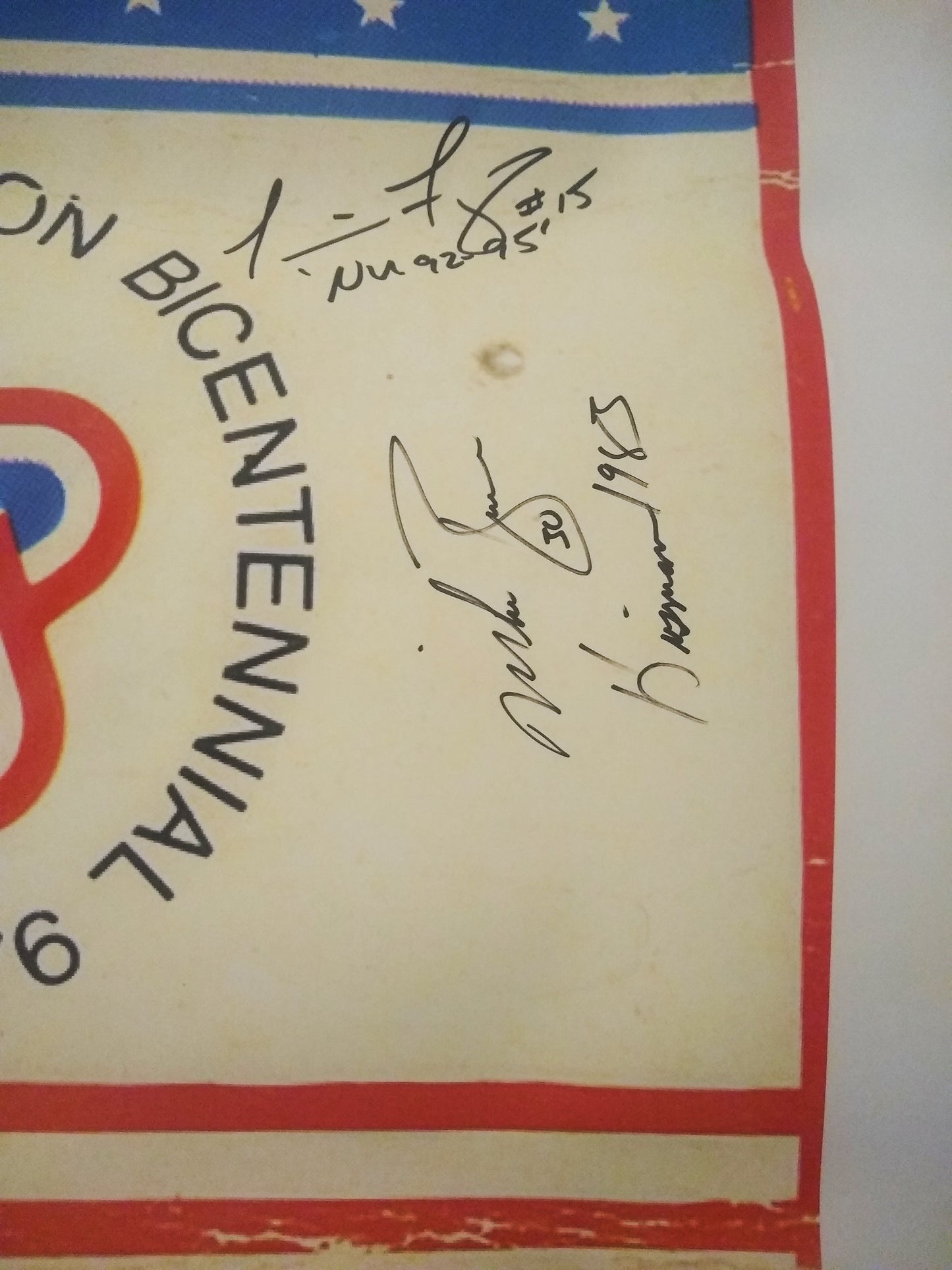 1976 Oklahoma vs. Nebraska Football Ticket Signed by 7 Players