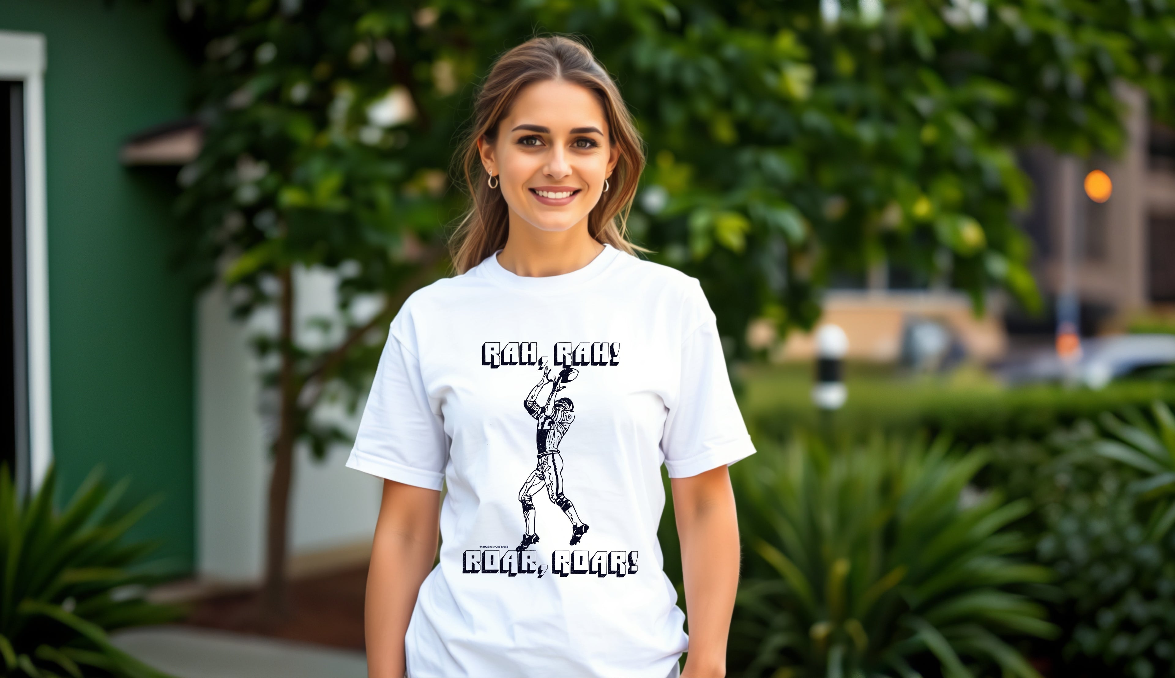 1970s Rah Rah Roar Roar Football Tee