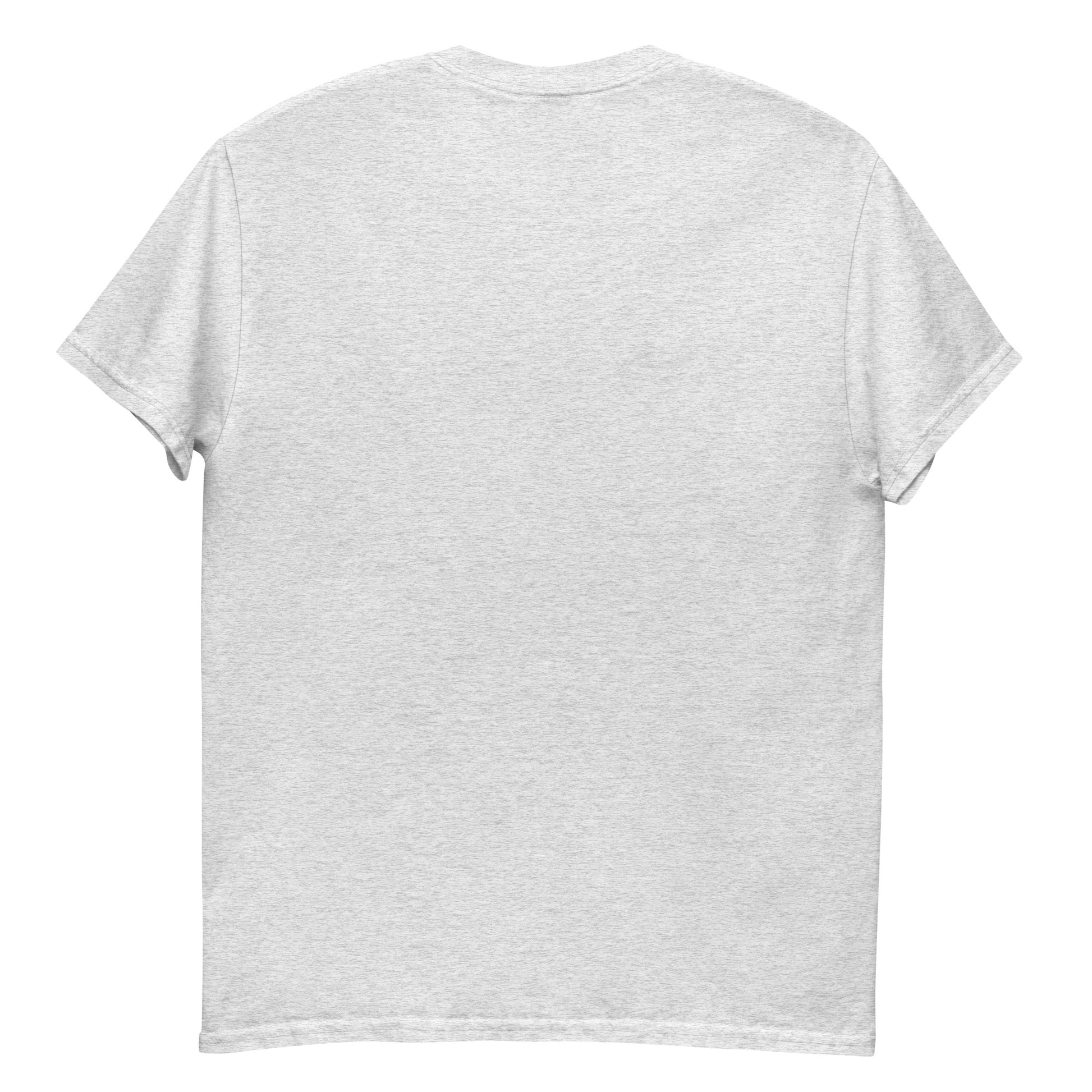 Plain gray t-shirt on a white background