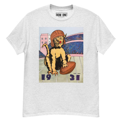 1931 Football Art Cat Tee by Al Moore