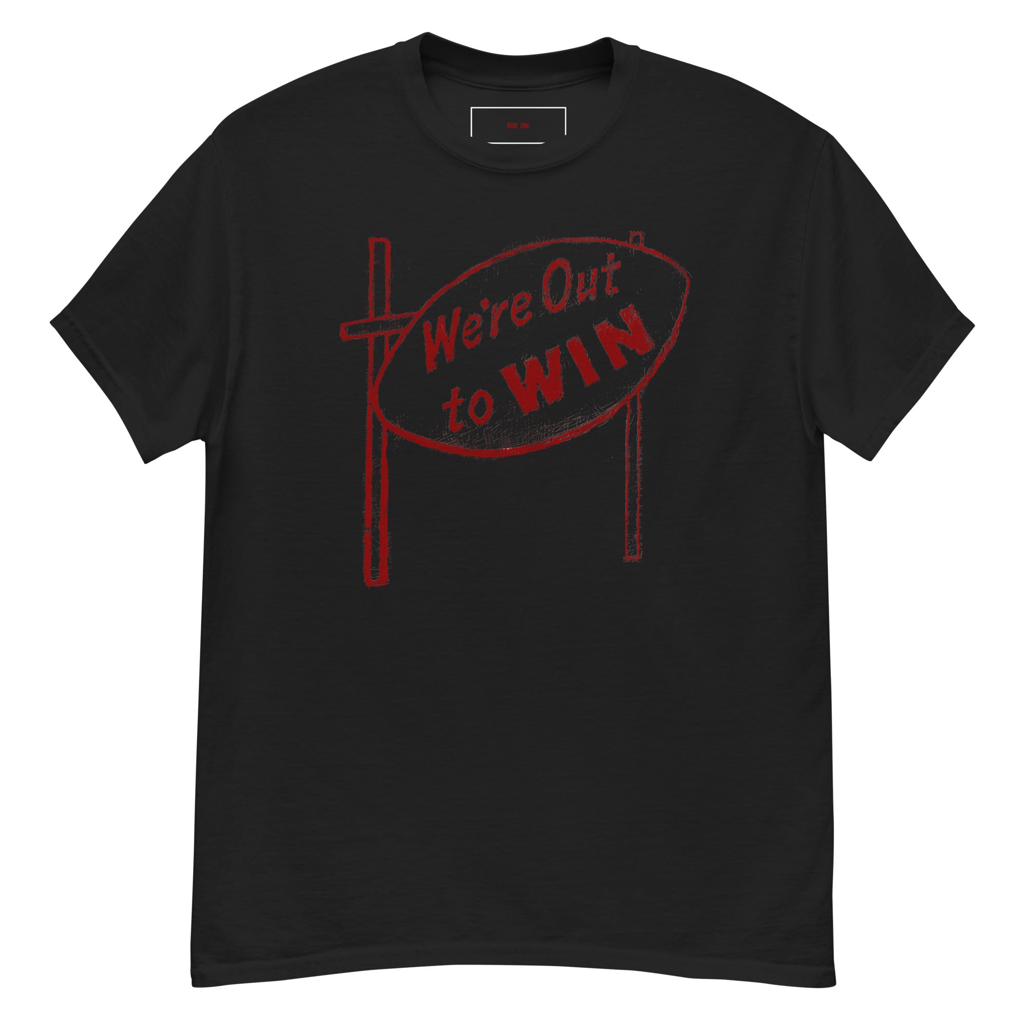 1950s Out to Win Black Tee – COOLSTUB