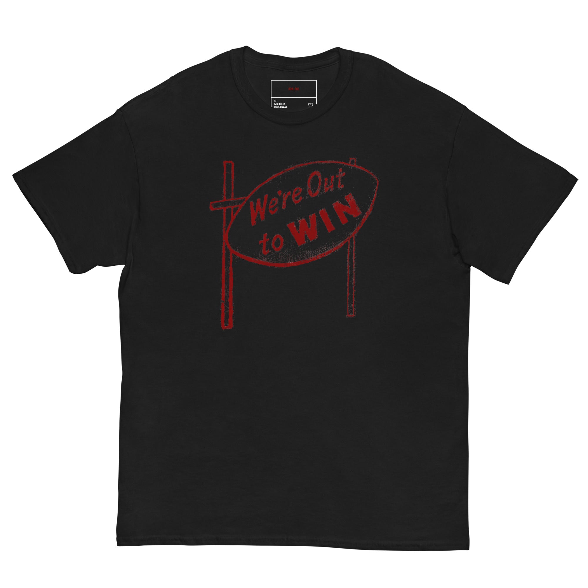 1950s Out to Win Black Tee – COOLSTUB
