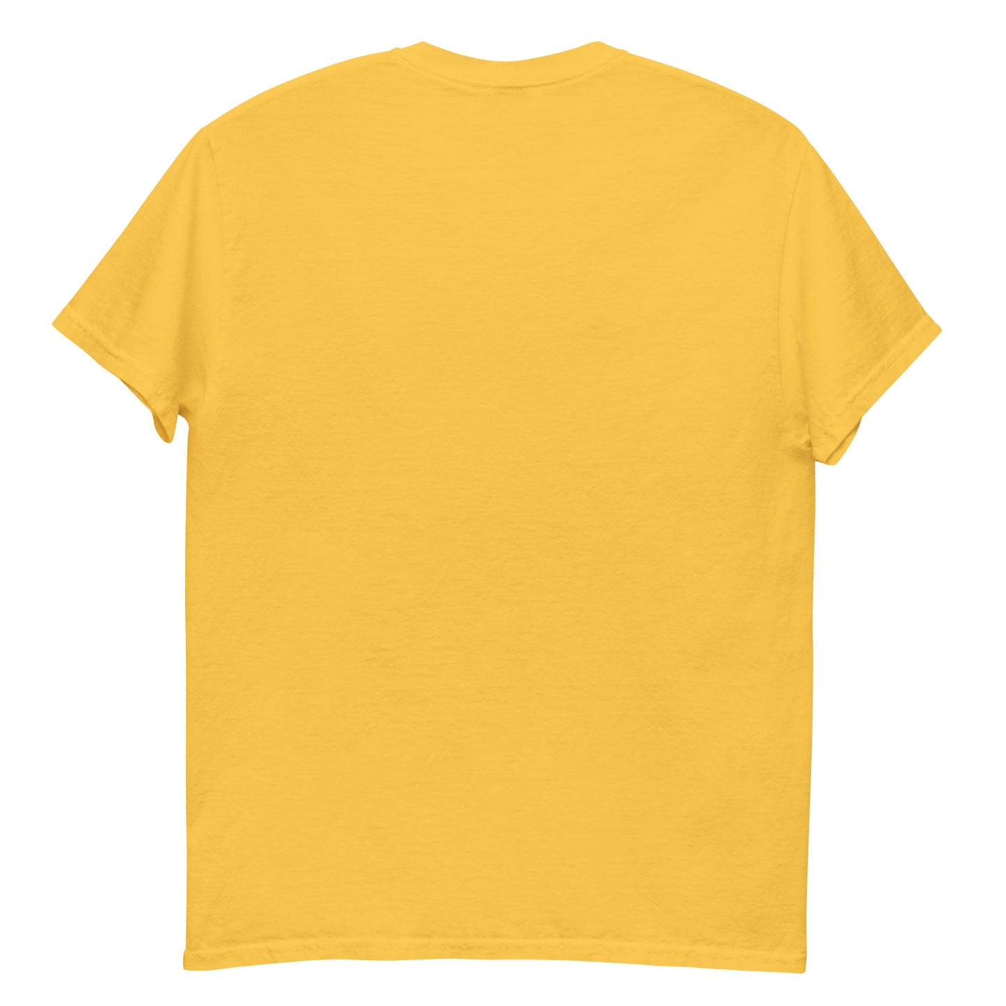 Yellow t-shirt on a white background