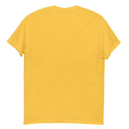Yellow t-shirt on a white background