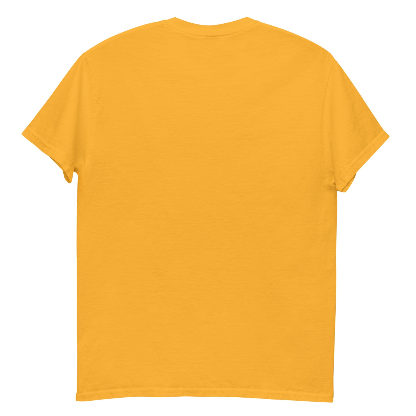 Yellow t-shirt on a white background
