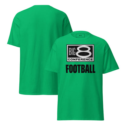 Green Gildan Cotton Shirt Big 8 Conference Football Tee from Row One Brand