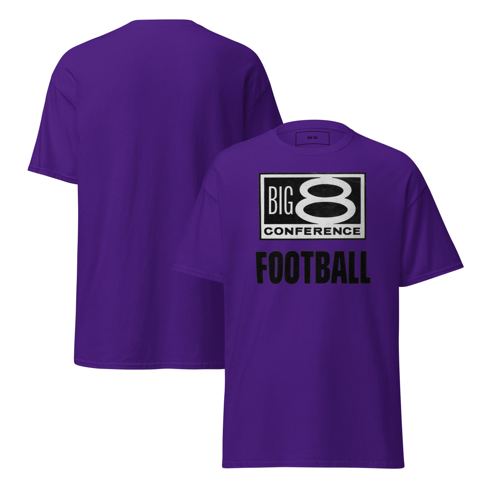 Gildan Cotton Shirt Big 8 Conference Football Tee from Row One Brand