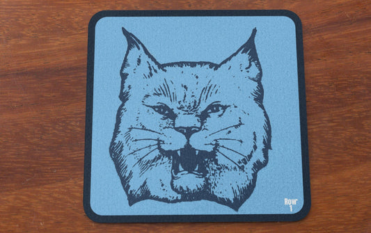 1940s Villanova Wildcat Art Drink Coasters