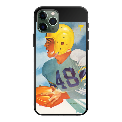 1948 Football Row 1 Back Printed Black Soft Phone Case