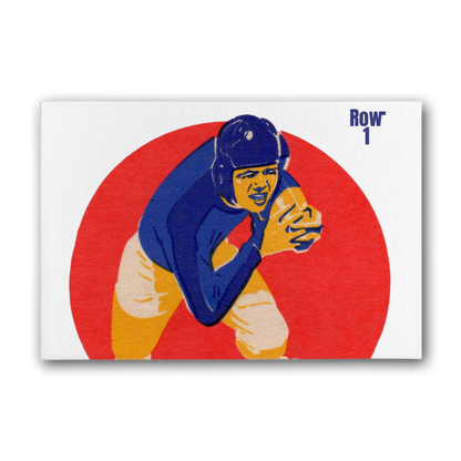 1946 Football Row 1 Premium Stretched Canvas