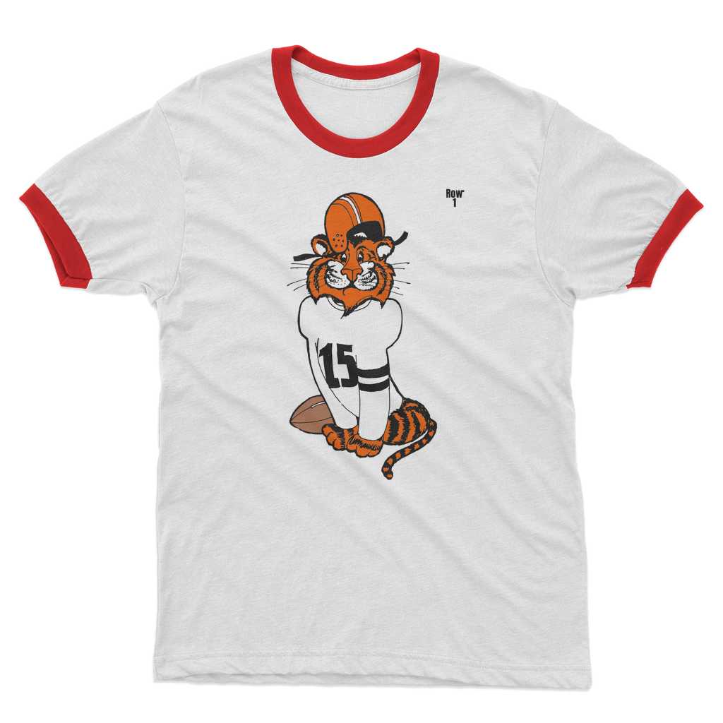 Row 1 Vinny Tiger Adult Ringer T-Shirt