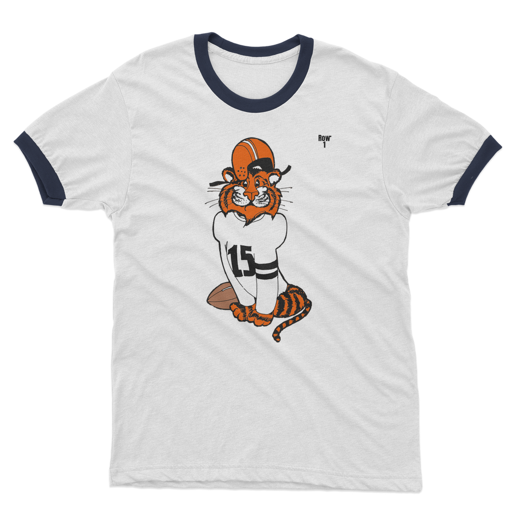 Row 1 Vinny Tiger Adult Ringer T-Shirt