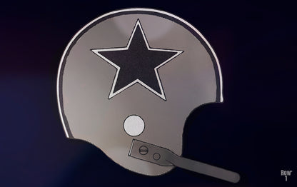 1967 Dallas Cowboys Throwback Helmet Art