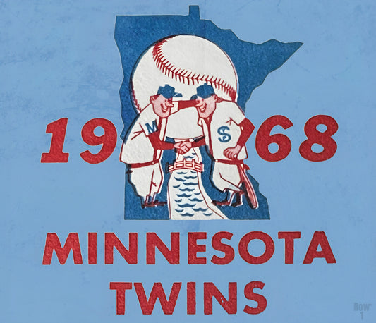 1968 Minnesota Twins Baseball Art
