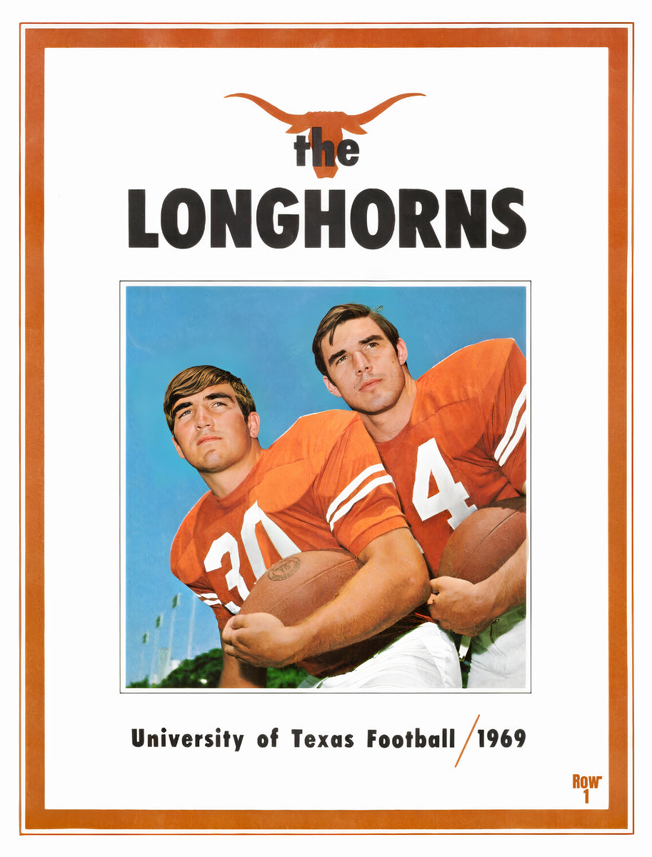 1969 Texas Longhorns Football Art