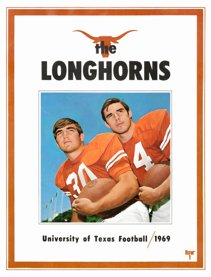 1969 Texas Longhorns Football Art