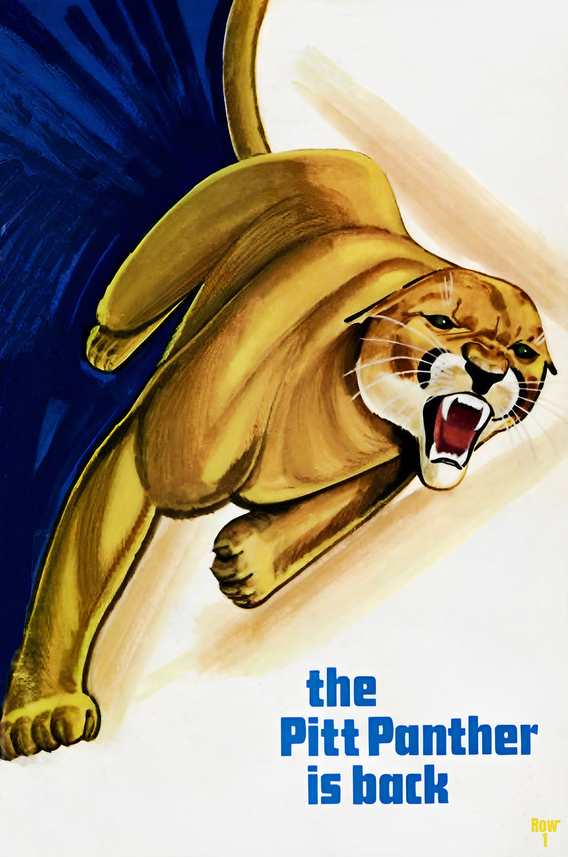 1970 Pitt Panther Art by Row One Brand