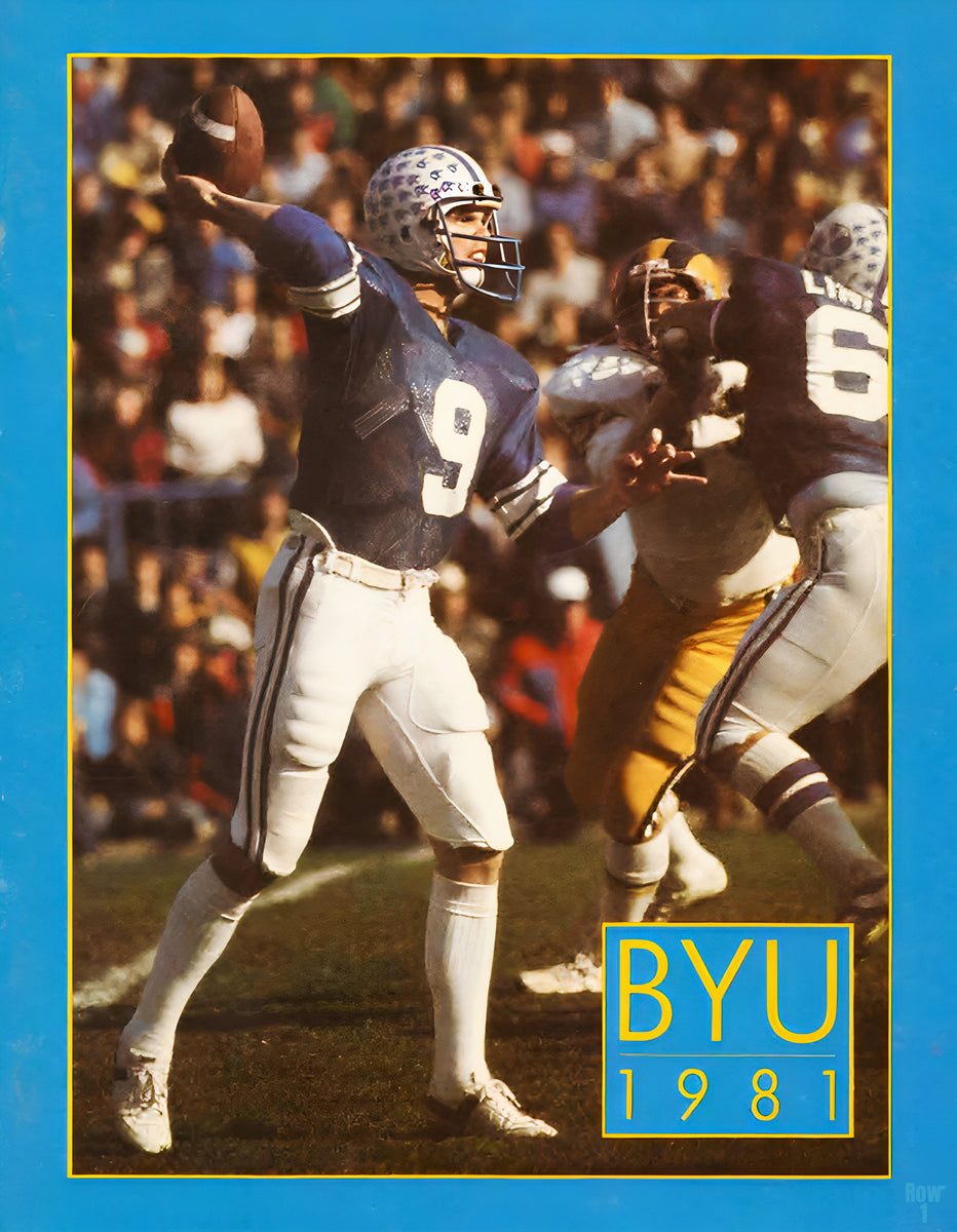 1981 BYU Cougars Football Art