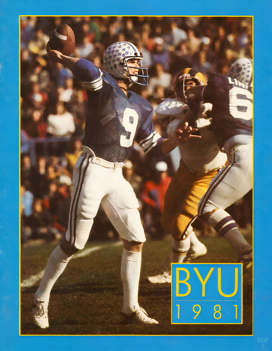 1981 BYU Cougars Football Art