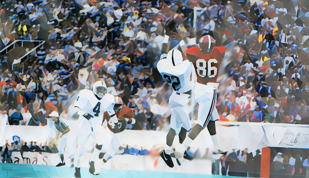 1986 Alabama vs. Penn State Football Art