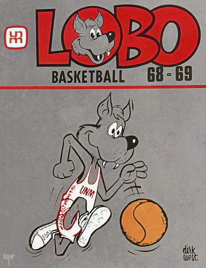 1968 New Mexico Basketball by Dirk West