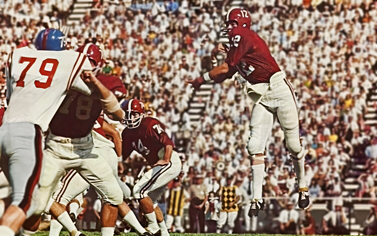 Ken Stabler Alabama Football Art