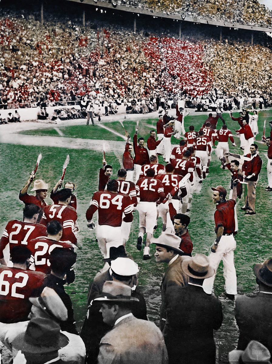 1948 OU Sooners Cotton Bowl Entrance