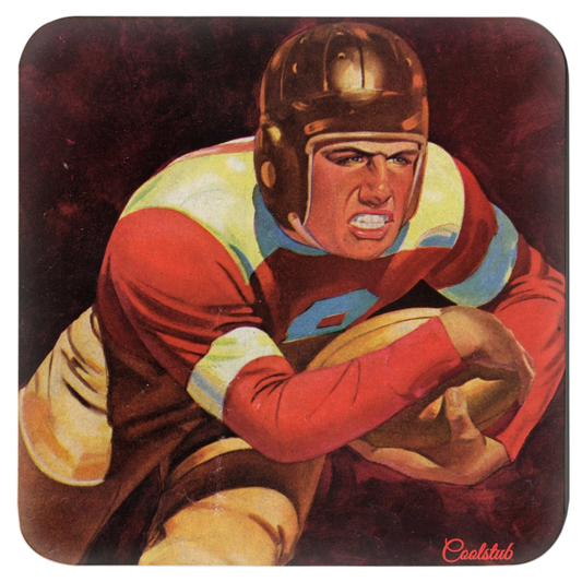 "Determined" Vintage Football Coasters (1938)