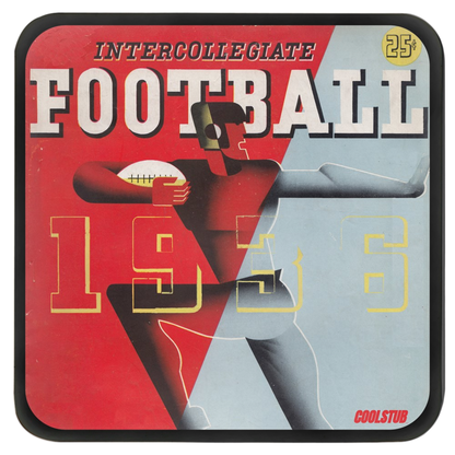 '36 Intercollegiate Football Coasters