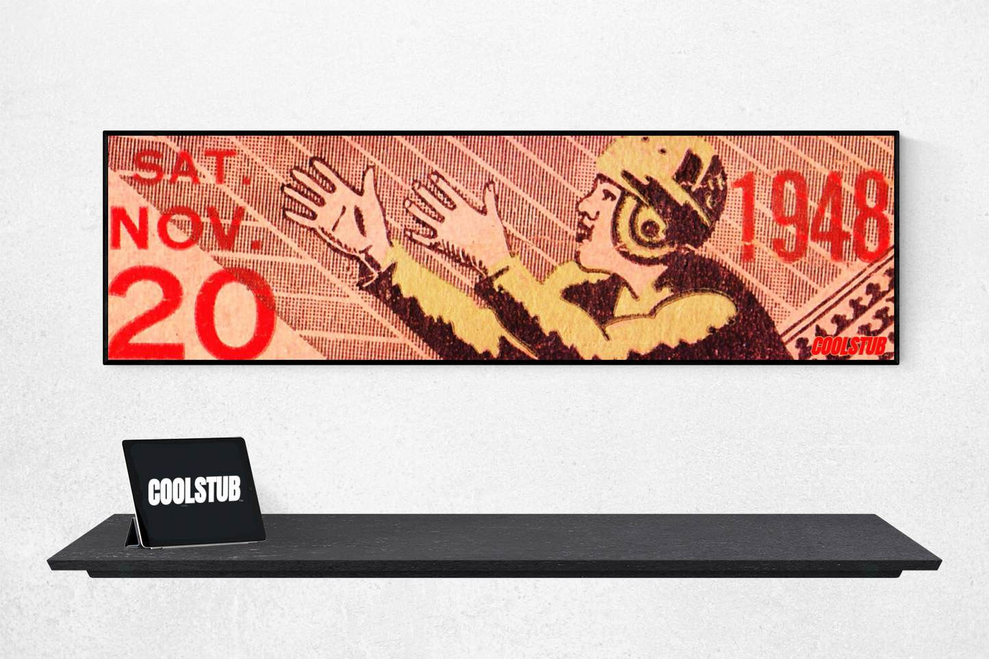 1948 COOLSTUB™ Football Ticket Stub Art