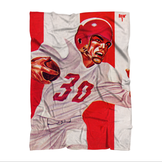 1955 Football Row 1 Premium Sublimation Adult Blanket