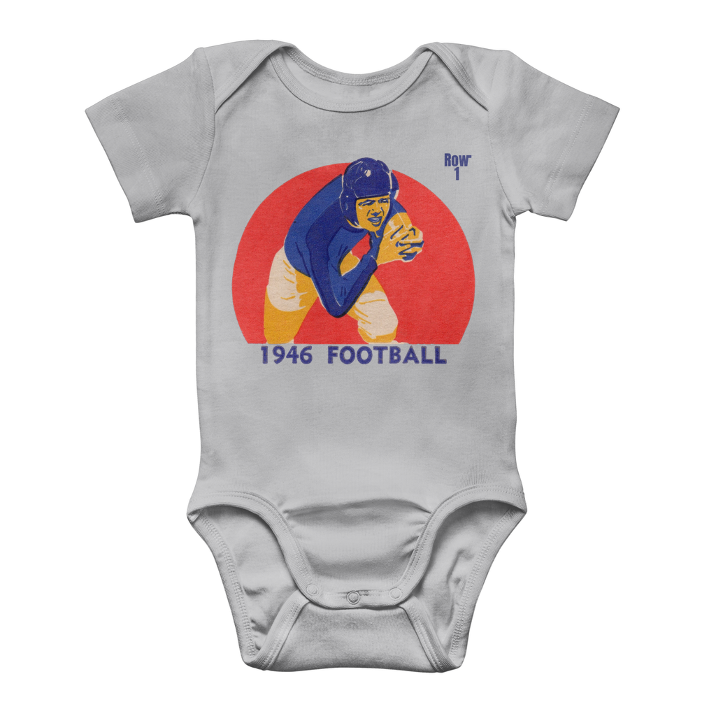 1946 Football Row 1 Classic Baby Onesie Bodysuit