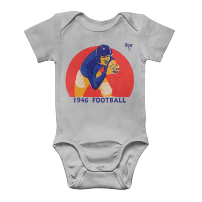 1946 Football Row 1 Classic Baby Onesie Bodysuit
