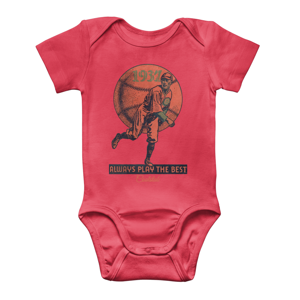 Coolstub™ 1937 Always Play The Best Vintage Classic Baby Onesie Bodysuit