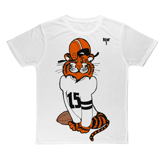 Vintage Tiger Football Tee by Row One Brand