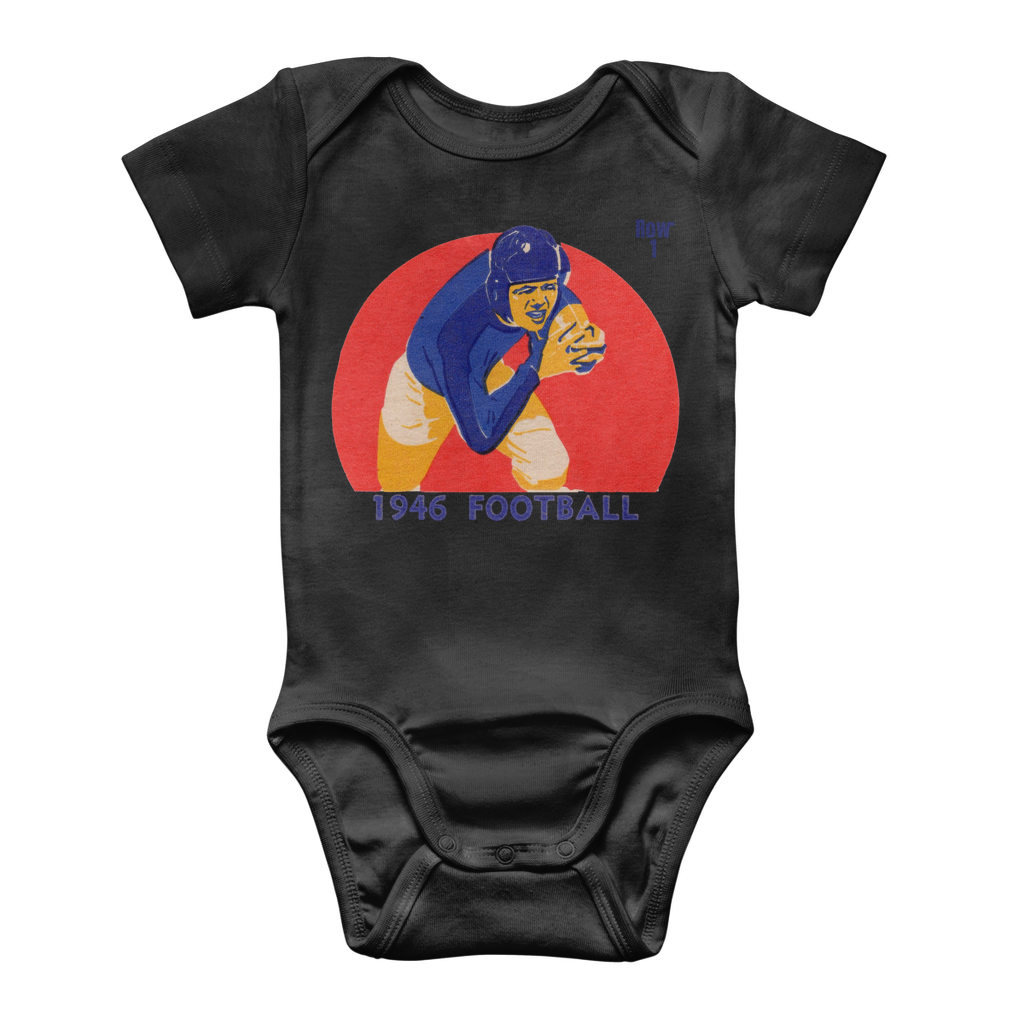 1946 Football Row 1 Classic Baby Onesie Bodysuit