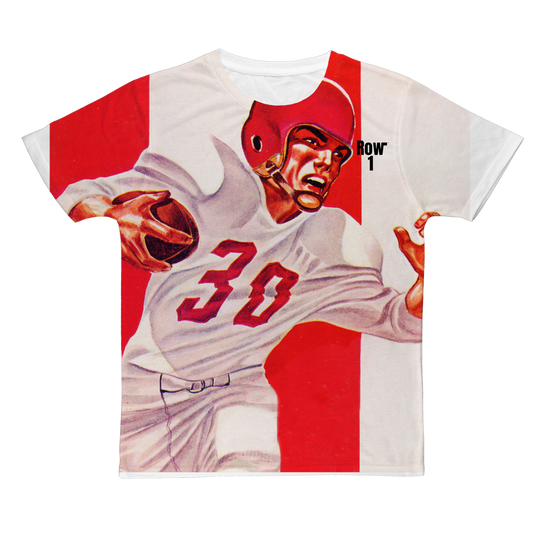 1955 Football Row 1 Classic Sublimation Adult T-Shirt