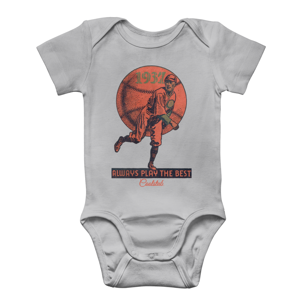 Coolstub™ 1937 Always Play The Best Vintage Classic Baby Onesie Bodysuit