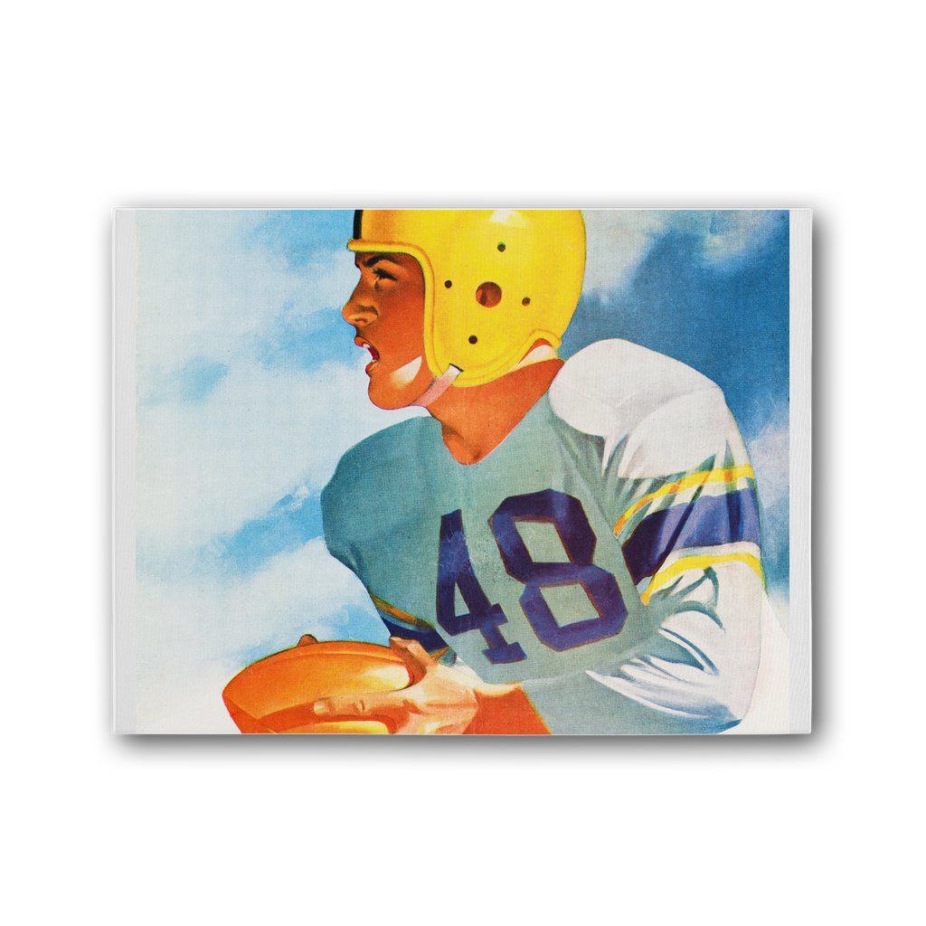 1948 Football Row 1 Premium Stretched Canvas