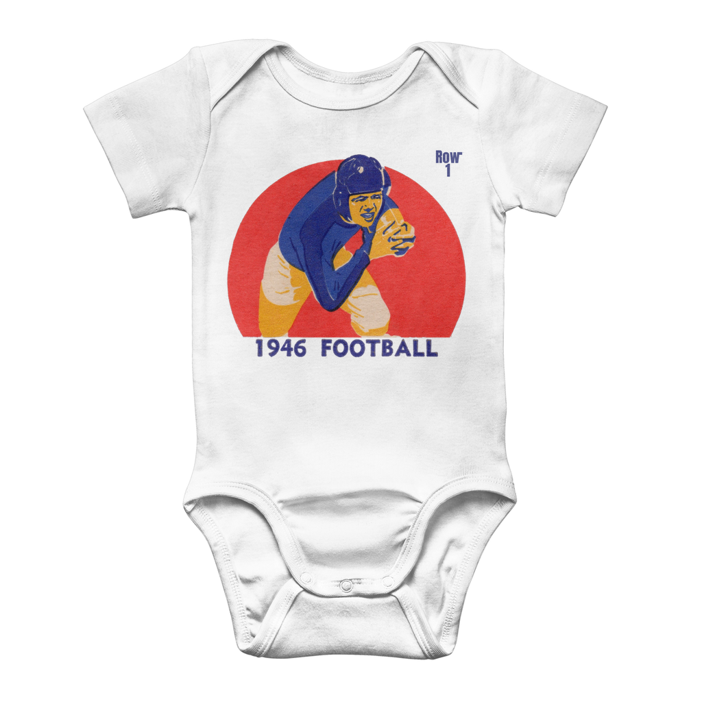 1946 Football Row 1 Classic Baby Onesie Bodysuit