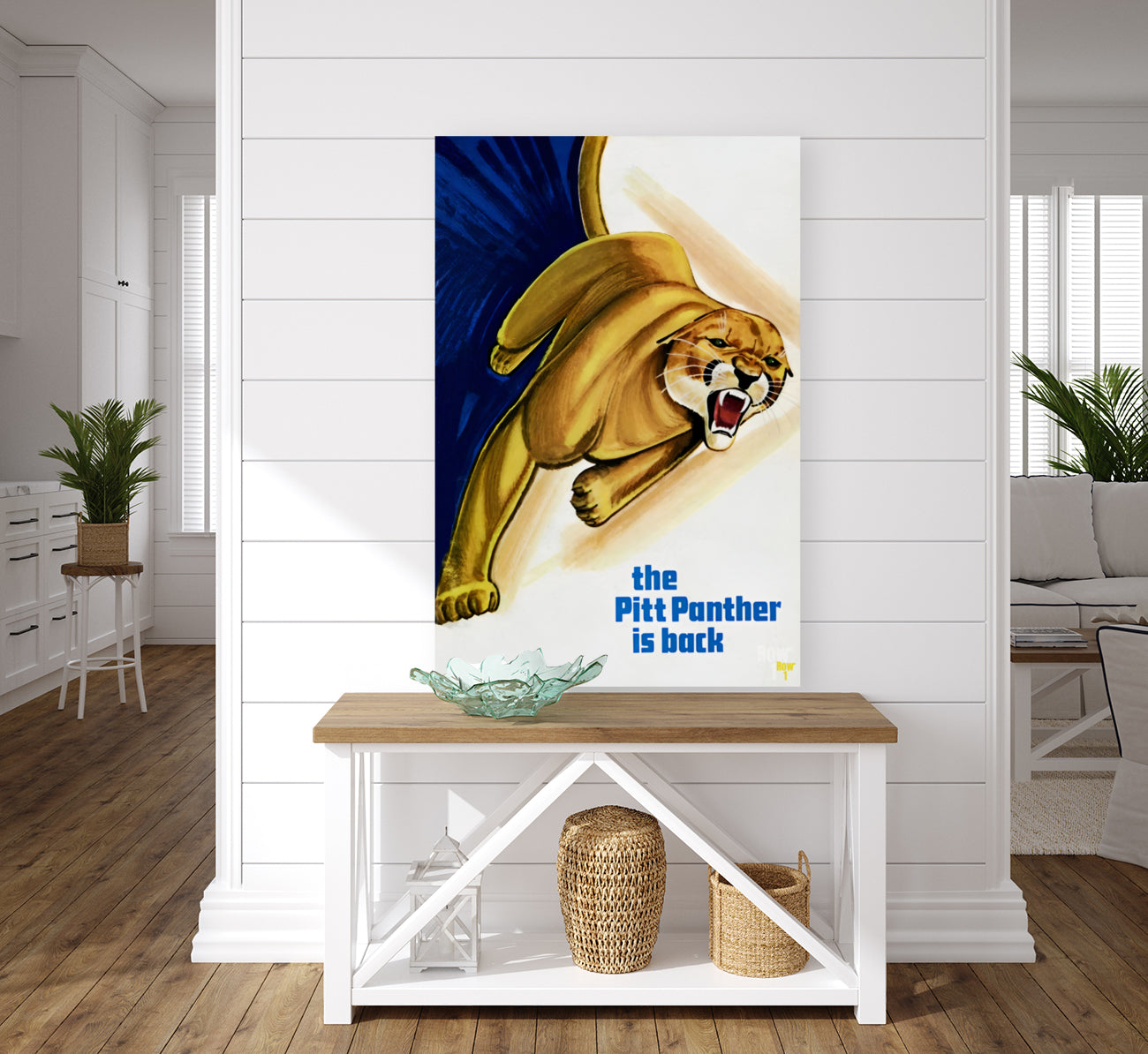 Vintage Pitt Panther Art from Row One Brand