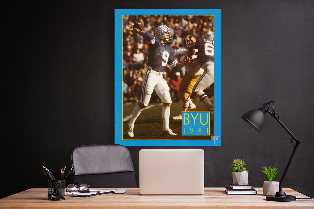 1981 BYU Cougars Football Art