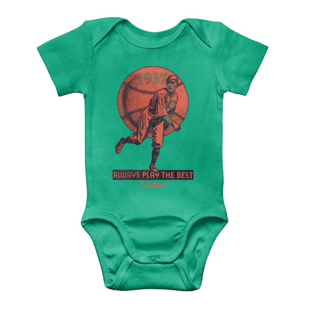 Coolstub™ 1937 Always Play The Best Vintage Classic Baby Onesie Bodysuit