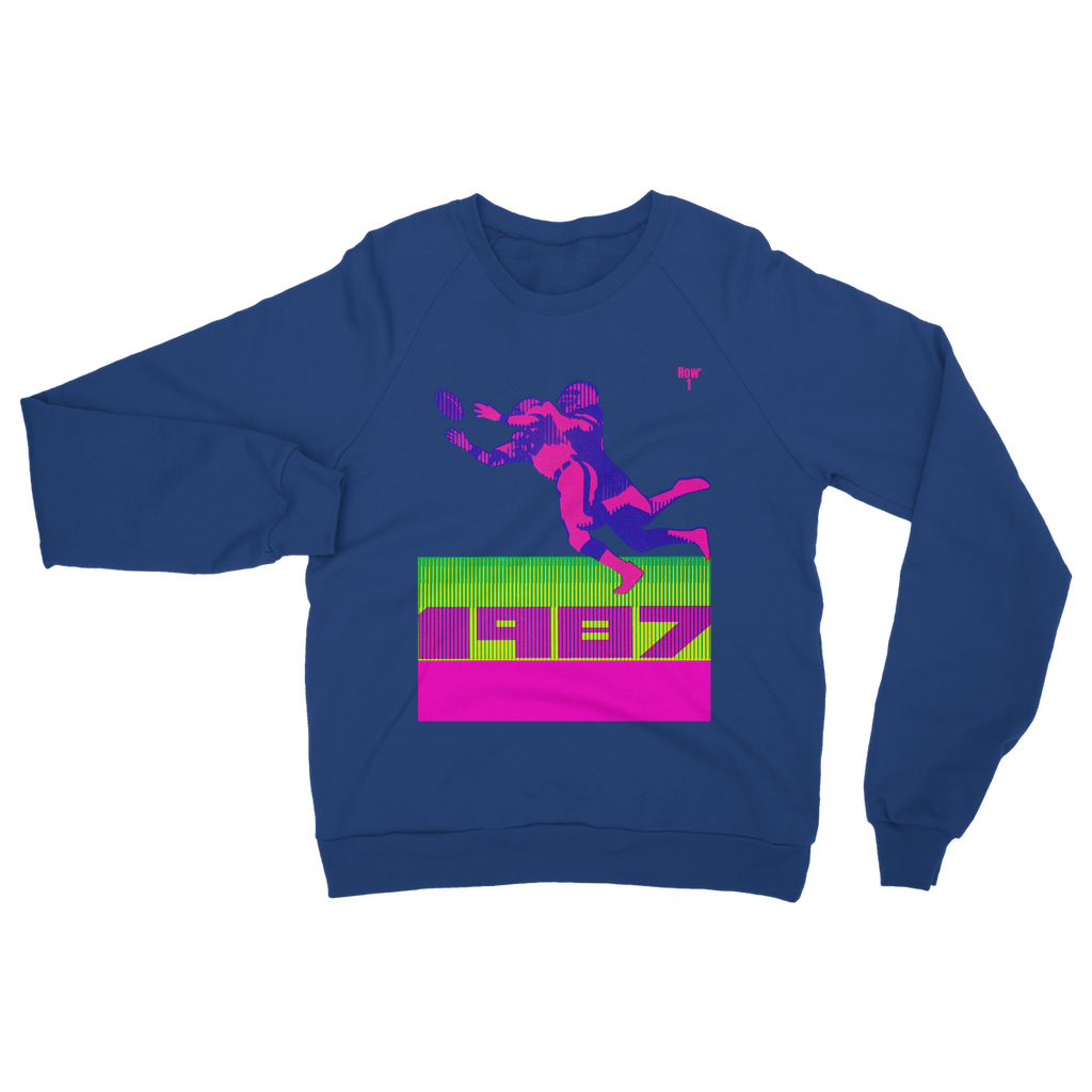 1987 Football Row 1 Classic Adult Sweatshirt