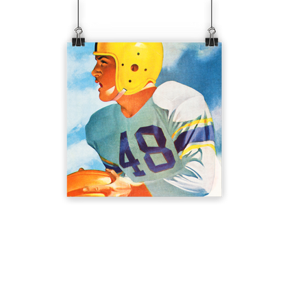 1948 Football Row 1 Classic Poster