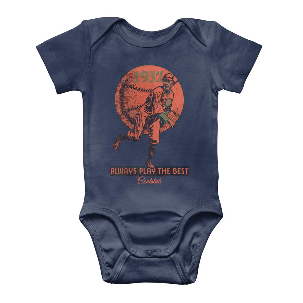 Coolstub™ 1937 Always Play The Best Vintage Classic Baby Onesie Bodysuit