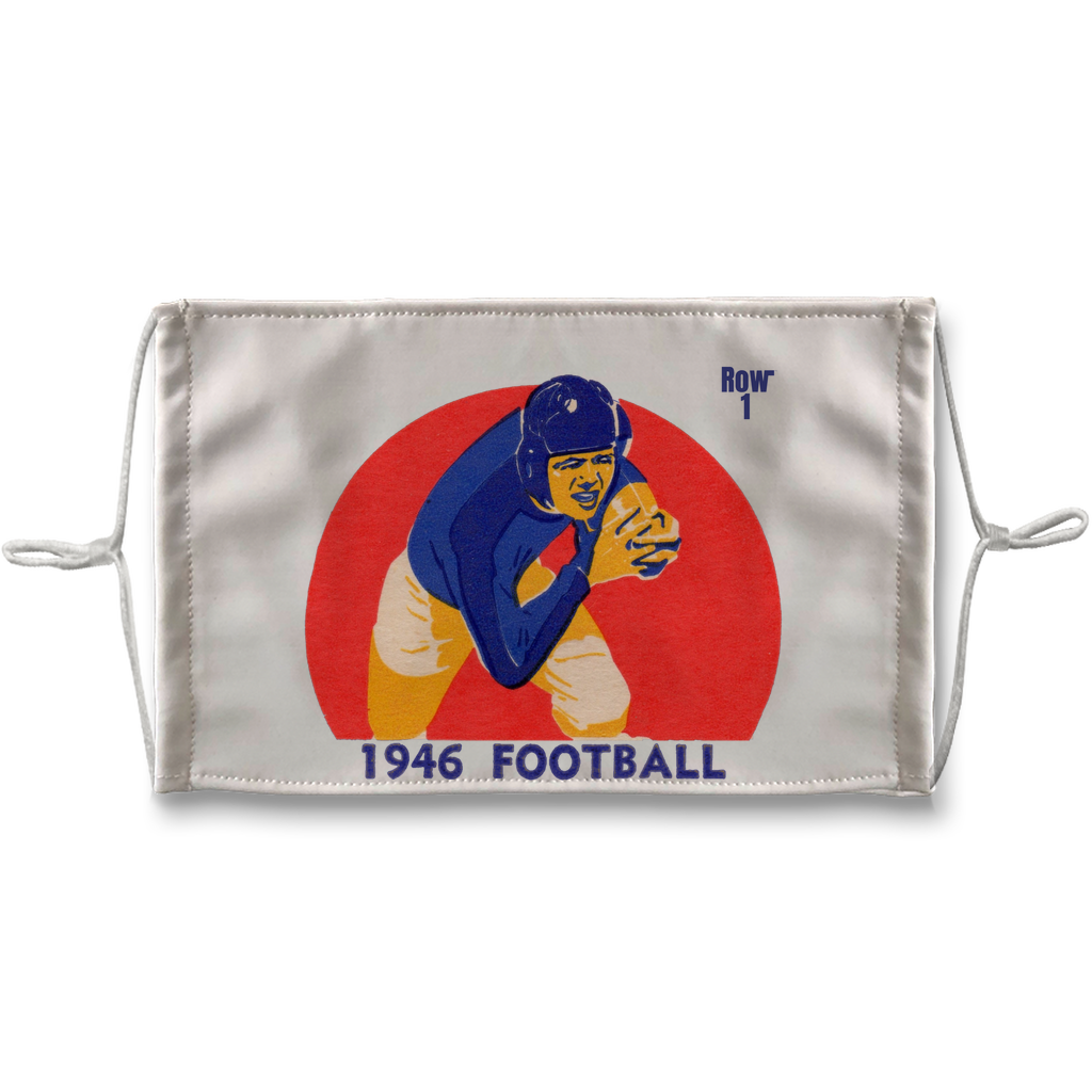 1946 Football Row 1 Sublimation Face Mask + 10 Replacement Filters