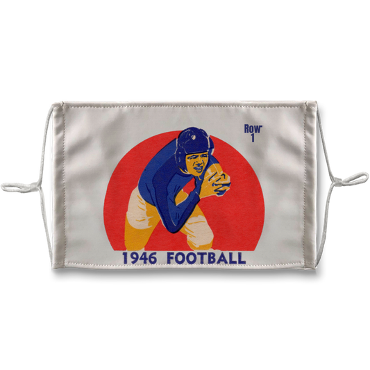 1946 Football Row 1 Sublimation Face Mask + 10 Replacement Filters