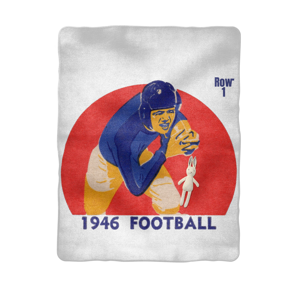 1946 Football Row 1 Sublimation Baby Blanket