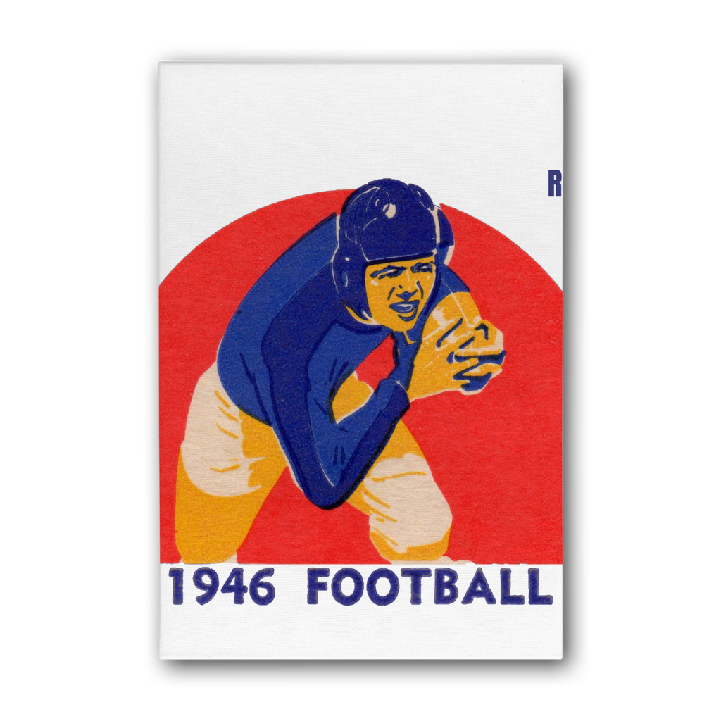 1946 Football Row 1 Premium Stretched Canvas